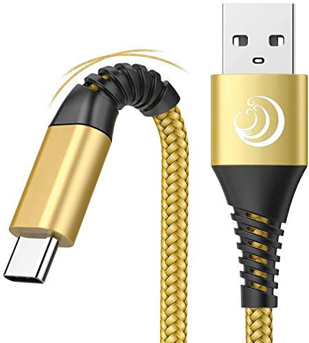 USB C Cable Yosou 2Pack Type C Cable Fast Charging Cable 2M Nylon Braided USB C Charger Cable for Samsung S8 S9 S10 A30 A40 A50 A70 A20e,Charger for Huawei P9 P20 P10 P30,Nintendo Switch,Sony,Gopro