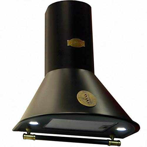 Kaiser 6423 Be Retro campana de cocina de pared 60 cm, fabricante de lujo Kaiser, 3 velocidades, 910 m3/h, iluminación LED, temporizador, German Brand Award 2018