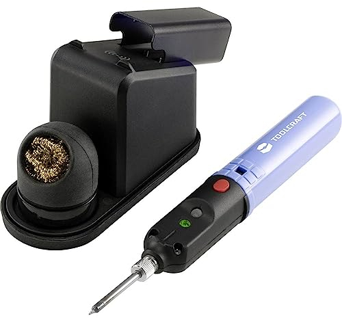 TOOLCRAFT LWK-920 Lötkolben I kabellos I wiederaufladbar I tragbar I Induktionsladefunktion I Elektrische Akku-Nachladung I max. 500°C I Werkzeug