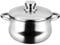 Fagor Silverinox Olla Inducción 24 cm, 6,8 Litros Acero Inoxidable 18/10, Tapa, Cazuela Alta con Fondo Difusor de Triple Capa, Apto para Todas las Cocinas, Vitrocerámica, Gas, Horno, Lavavajillas