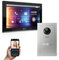 Goliath Hybrid | IP | Full-HD Video Türsprechanlage | App | 1-Fam | 1 x Full-Touchscreen 10 | Aluminium Aufputz Türstation | + Blanko Modul | 180° Ultra-Weitwinkel | AV-IPS-565