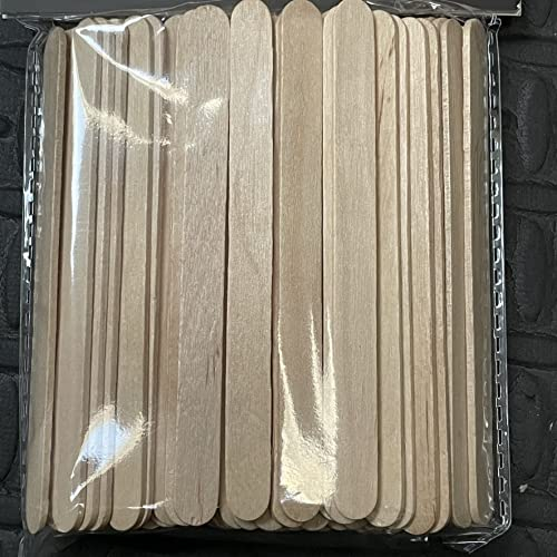 1Buy UK 200 Wooden Plant Marker Sticks Seed Labels Seedling Tags Craft Lolly Sticks Wood