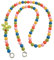 URFEDA Perlen Handykette Bunte Perlen Handy Lanyard Handy Hülle Anhänger Blumen Telefon Kette Handgelenkschlaufe Schlüsselbund Anti Verlorene Handy Schmuck Hängen Chian für Damen Und Mädchen Typ A
