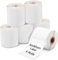 Phomemo 6 Rollen M110 Etikett, 6 Rollen M110/M220/M120/M200/M250/M221 Thermopapier – 1.97x3.15(50x80mm) Etikett quadratisches Mehrzweck-Etikett selbstklebend, 100 Etiketten/Rolle（6 Rollen）