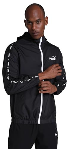 PUMA Homme Jackets Coupe-Vent ESS+ Tape Homme L Black