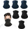 FIBOUND 6 Stück Schlauchschal, Sport-Halstuch, Schlauchtuch Multifunktionstuch Nahtlose Bandanas Halswärmer Winddicht Ski Maske Schlauchschal Warmer für Outdoor Skifahren Motorrad Laufen Radfahren
