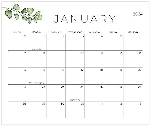 JOYMIA Calendar 2024 - Magnetic Calendar for Fridge,Monthly Family Calendar,18 Month Refrigerator Calendar from Jan.2024 to Jun.2025, Magnetic Fridge Calendar for Home & Office Organization
