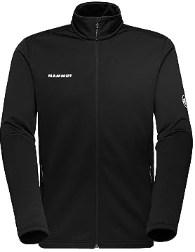 Mammut Outdoor ML Jacket Men | Leichte Funktionsjacke für Herren, Midlayer Jacke, Warme Wanderjacke, Für Sport, Trekking & Wandern, Atmungsaktive Unterziehjacke | Schwarz, M