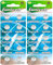 20 pilas de botón AG3 LR41 - Pilas de botón alcalinas de 1,5 V - LR736 / L736 / G3 / G3A / 3GA / 192 / GP192 / V3GA / RW87 - Pilas de botón