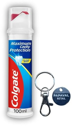 Toothpaste Cavity Protection Pump Pack of 100ml with Key Ring (2)