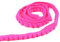 10 Yards 10mm Mini-Pomponborte zum Basteln, Bommelborte Dekoband Bommelband,Pomponband Fransenborte Spitzenband Zierband Dekoborte Pompons Borte zum Nähen,DIY Basteln Apparel Kleidung,Neonrosa