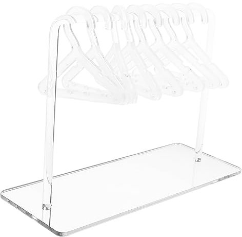 IMIKEYA Acryl Ohrringhalter mit Kleiner Halterungen, Silber, 1 Satz