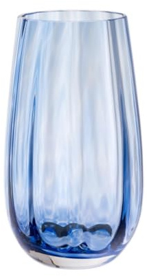 Dartington Crystal - Artisan Vase (Iron Blue, Dewdrop)