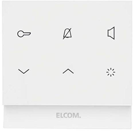 ELCOM Innenstation-Audio eckig2Dpolarws glänz REK221Y