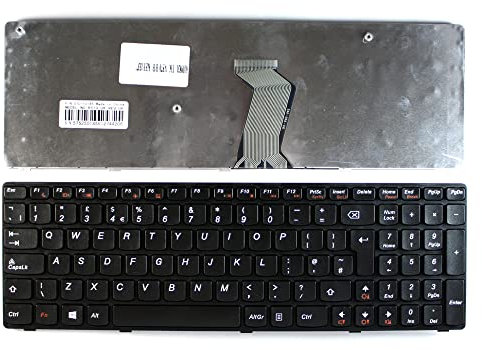 Keyboards4Laptops Lenovo B590 Marco Negro Negro Windows 8 Layout Reino Unido Teclado de Repuesto para Ordenador portátil