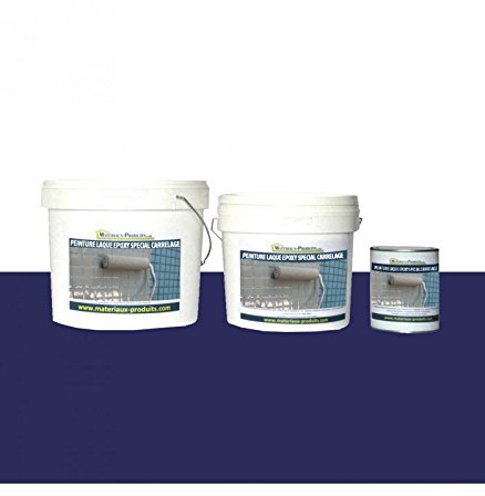 MATPRO Peinture Laque Epoxy Spécial Carrelage 5 Kg Bleu marine