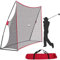 10x7ft Haack Golf Net | Practice Driving Indoor and Outdoor | Golfing at Home Swing Training Aids W/ Carrying Bag