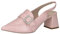 CAPRICE Damen Slingpumps aus Leder Spitz, Rosa (Rose Perlato), 40 EU