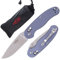 Firebird GANZO FB727S-GY Couteau Pliant de Poche Lame en Acier 440C 78 mm G10 Poignée Antidérapante avec Clip Camping EDC Couteau 184 mm 81 g (Gris)