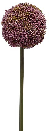 artplants.de Künstliche Blume Allium BOUTROS, violett, 75cm - Kunstblume Zierlauch