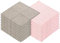 Sichler Beauty Reinigungstücher: 20 Mikrofaser-Kosmetiktücher zur Gesichtspflege, rosa/grau, 30 x 30 cm (Kosmetik-Tücher, Gesichts-Tücher, Massage)