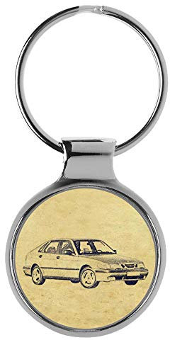 KIESENBERG Schlüsselanhänger Geschenke für 9-3 Limousine Fan A-4789