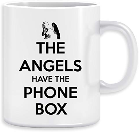 The Angels Have The Phone Box - Keep Calm Poster Style Kaffeebecher Becher Tassen Ceramic Mug Cup