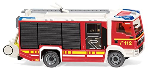 Wiking 061244 H0 Feuerwehr at LF Man TGM Euro 6/Rosenbauer rot Blaulicht Spur HO 1:87 - Kein Spielzeug!!