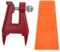 5 in Orange Felling Wedge, Holzfäller-Keil, Kettensägenkeile, Engineering Plastic Tree Felling Wedge, mit Zubehör für Führungsplattenhalterung Sägeblatt