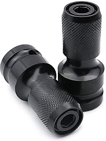 XH-RAIN 2 Piezas Adaptador de Broca Cuadrada liberación rápida 1/2 a 1/4, Hexagonal Adaptador de Portabrocas Para Llaves Para Llaves de Impacto y de Trinquete Broca