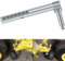 AM120681 Left Hand Front Mower Deck Gage Wheel Arm for John Deere Mower Decks 54C and 62C