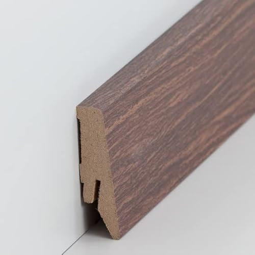 Südbrock | Battiscopa | 718.5827 | Profilo classico | 18 x 58 x 2500 mm | MDF laminato | rovere Amazonas | battiscopa moderno | 1 pezzo