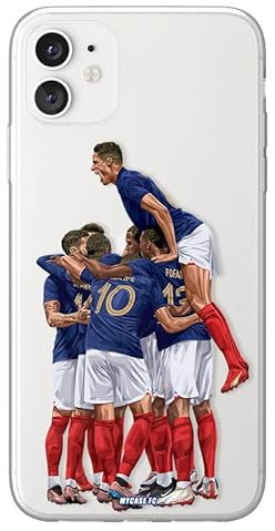 MYCASEFC Coque Football Équipe de France Wiko Y60 en Silicone Housse de Foot pour Smartphone Imprimée en France en TPU