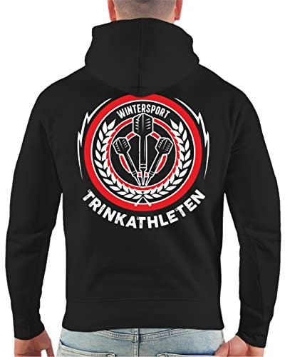 Spaß Kostet Herren Kapuzenpullover Hoodie Darts Wintersport Trinkathleten Größe S - 5XL