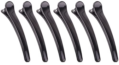 Lamkrtlp 6pcs Hair Clips, Hair Clips for Styling, Non Slip No-Trace Sectioning Hair Clips, Hair Clips Women for Thick and Thin Hair - Professional Salon Hair Clips