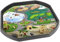 Alfabeto Zoo Scene - Mini vassoio in tufo con inserto per vassoio, nero, non incluso, 60 x 60 cm