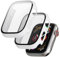 LINTEKER für Apple Watch Series 9/8/7 Hülle mit Glas Displayschutz, [2 Stück] Schutzhülle kompatibel mit Apple Watch Series 9/8/7 45mm, HD Klar, Stoßfeste Schutzhülle für iWatch Series 9/8/7, Weiss