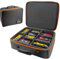 Extra Large Hard Tool Battery Carrying Case fits for Dewalt/Milwaukee/Makita 20V/60V/12V/18VBattery & Charger, Portable Power Tool Box Storage Bag with Adjustable Dividers for Accessories Organizer