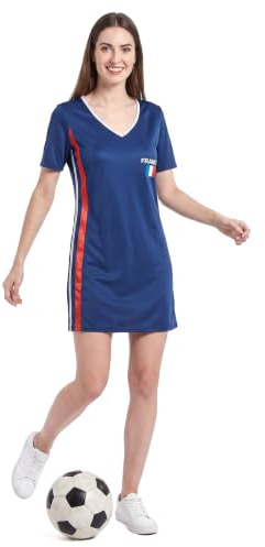 DEGUISE TOI Frankreich-Fankleid für Damen - Blau