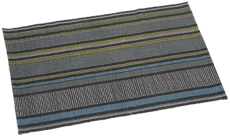 [W] [A] Mura Tischset schwarz/Petrol/grau 48X35 cm