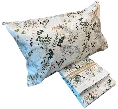 zer0bed, Bettwäsche-Set für Einzelbett, Berry, hergestellt in Italien, 100% Baumwolle, Weiß, Spannbettlaken, Kissenbezug