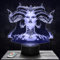 Lampe Diable deko Zimmer Junge Lampe 3D Diableobjekt Gaming Gamer Videospiele Geschenk gedämpftes Licht Nachtlicht deko Büro. Eigenartig Geschenk Weihnachten Teenager