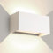 FUPE 25W LED Wandleuchte Aussen Innen Außenwandleuchten IP65 Wasserdichte Wandlampe Aluminium Außenleuchte Wand Ausenbeleutung Hauswand up and down Einstellbar Lichtstrahl, Weiß 4000K Natürliche weiß