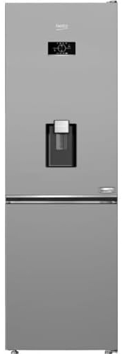 Réfrigérateur congélateur bas BEKO B3RCNE364HDS - 316 L (210+106) - gris acier