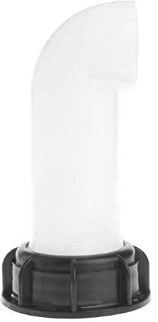 Rurunklee Tank Adapter Extension Drain Spout Hose Water Tank Fitting for Water Tanks 60mm