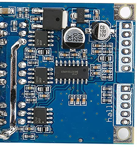DC 12V to 36V 15A 500W Brushless Motor Controller, DC Motor Speed Controller, Hall BLDC Control for Board, Brushless Motor Regulator