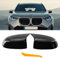 TTCR-II 2 PCS Kompatibel mit Rückspiegel Abdeckung BMW X3 G01 G08 X4 G02 X5 G05 X6 G06 X7 G07 2019-2024 Spiegelkappen X3 X4 X5 X6 X7 Seitenspiegelgehäuse Links und Recht (Glanz Schwarz)