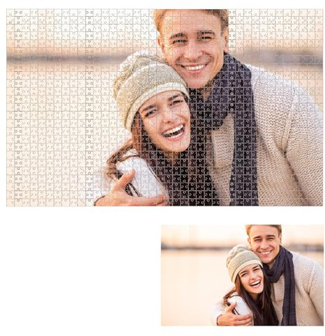 Custom Jigsaw Puzzle Personalized Photo - Family Reunion Puzzle Make Your Own Puzzle from Picture 35-1000 PCS for Adult wooden jigsaw puzzle gifts small jigsaw puzzles adults for Christmas Wedding