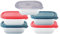 ARSUK 5-Pack Small Food Storage Containers with Lids (500ml) - BPA-Free, Stackable, Microwave and Freezer Safe for Meal Prep and Easy Organization (5PCS - MIX)