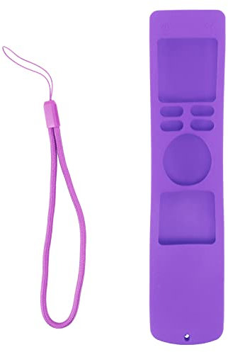 HUONIU Funda de Silicona para Control Remoto Xiaomi Mi 4S Color Negro Protección Suave (Conjunto Morado)
